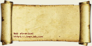 Anđela Srejović vizit kartica